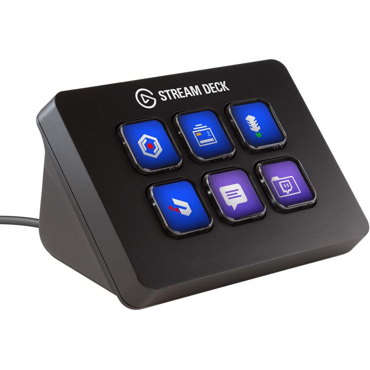 Corsair Elgato Stream Deck Mini Live Content Creation & Advanced Stream w/ 6 Customizable LCD keys, For PC & Mac USB 2.0