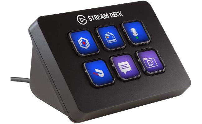 Corsair Elgato Stream Deck Mini Live Content Creation & Advanced Stream w/ 6 Customizable LCD keys, For PC & Mac USB 2.0