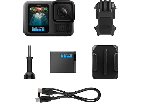 GoPro HERO13 Black - Waterproof Action Camera with 5.3K60 Video, 27MP Photo + Compatability with HB-Series Lenses