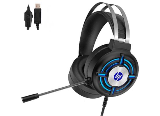 HP H120G Stereo USB 2.0 Gaming Headset W/ Microphone & Led Lighting