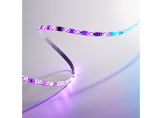 Nzxt - Hue 2 LED Strips - X2 250mm RGB LED Lighting Strips - Magnetic and Double-Sided Tape