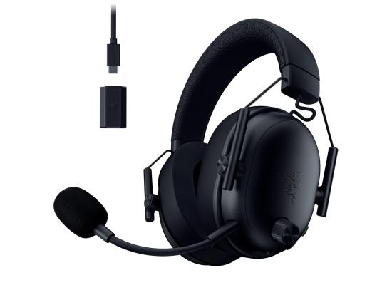 Razer BlackShark V3 Wireless Gaming Headset for PC: 50mm Drivers - Super Wideband Mic - 2.4 GHz, Bluetooth, USB - Works with Mac, PS5, Nintendo Switch, Smartphone - 70 Hr Battery - Black