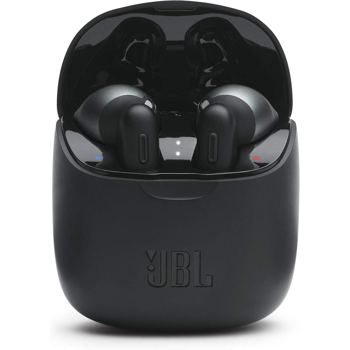 JBL Tune 225TWS True Wireless Earbud Headphones - Pure Bass Sound, Bluetooth, 25H Battery, (Black)