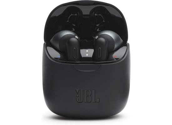 JBL Tune 225TWS True Wireless Earbud Headphones - Pure Bass Sound, Bluetooth, 25H Battery, (Black)