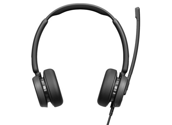 EPOS Impact 460T Wired On-Ear USB C and USB A Wired Headset Advanced noise-filtering technology transmits your voice instead of unwanted noise.