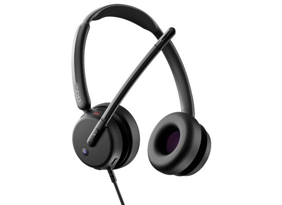 EPOS Impact 460T Wired On-Ear USB C and USB A Wired Headset Advanced noise-filtering technology transmits your voice instead of unwanted noise.