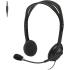 Logitech H111 Wired Headset, Stereo Headphones with Noise-Cancelling Microphone, 3.5 mm Audio Jack, PC/Mac/Laptop/Smartphone/Tablet - Black