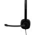 Logitech H151 Wired Headset, Analog Stereo Headphones with Rotating Noise-Cancelling Microphone, 3.5 mm Audio Jack, in-Line Controls, Black Logitech H151 Wired Headset, Analog Stereo Headphones with Rotating Noise-Cancelling Microphone, 3.5 mm Audio Jack, in-Line Controls, Black