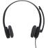 Logitech H151 Wired Headset, Analog Stereo Headphones with Rotating Noise-Cancelling Microphone, 3.5 mm Audio Jack, in-Line Controls, Black Logitech H151 Wired Headset, Analog Stereo Headphones with Rotating Noise-Cancelling Microphone, 3.5 mm Audio Jack, in-Line Controls, Black