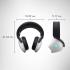 Alienware Tri-Mode Wireless Gaming Headset AW725H - Wired/Wireless, Bluetooth 5.3, Audio Output - 20 Hz, Mini-Phone (3.5mm), Battery Talk Time Up to 55 Hrs (Bluetooth), Lunar Light