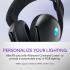 Alienware Tri-Mode Wireless Gaming Headset AW725H - Wired/Wireless, Bluetooth 5.3, Audio Output - 20 Hz, Mini-Phone (3.5mm), Battery Talk Time Up to 55 Hrs (Bluetooth), Dark Side of The Moon