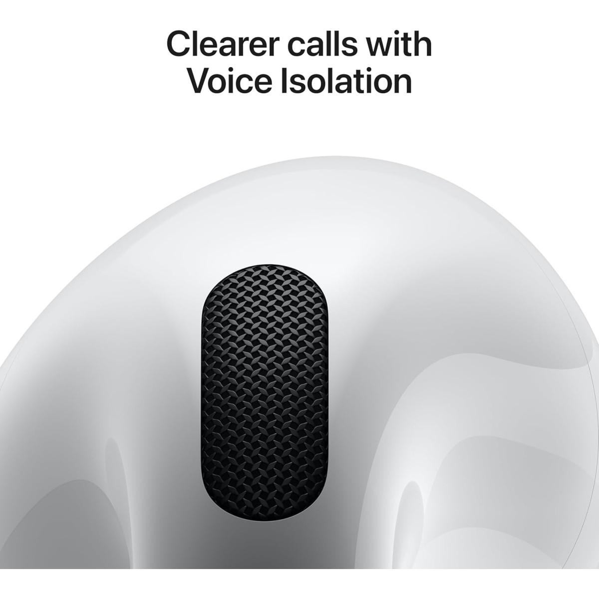 Apple AirPods 4 Wireless Earbuds, Bluetooth Headphones, Personalized Spatial Audio, Sweat and Water Resistant, USB-C Charging Case, H2 Chip, Up to 30 Hours of Battery Life, Effortless Setup for iPhone Apple AirPods 4 Wireless Earbuds, Bluetooth Headphones, Personalized Spatial Audio, Sweat and Water Resistant, USB-C Charging Case, H2 Chip, Up to 30 Hours of Battery Life, Effortless Setup for iPhone