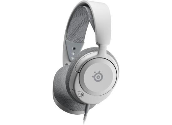 SteelSeries Arctis Nova 1 (White) Wired 3.5mm Gaming Headset w/ Hi-Fi Driver Surround Spatial Audio Ultra Lightweight Design w/ Noise-Cancelling Mic For PC, Mac, PS5/PS4, Switch, Xbox 