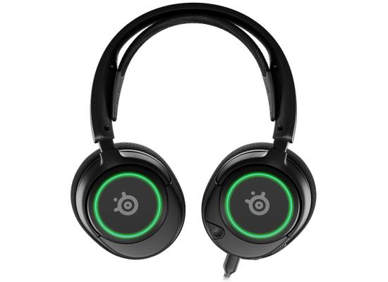 SteelSeries Arctis Nova 3 Wired (USB-C/USB-A/3.5mm) RGB Lightweight Gaming Headset, Surround Spatial Audio, AI Noise-Cancelling Mic - PC, Mac, PS5/PS4, Xbox Series X|S, Switch, Mobile