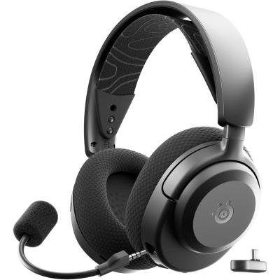 SteelSeries Arctis Nova 3P Wireless Multi-Platform Gaming Headset Mobile App Control 40 HR Battery Neodymium Magnetic Drivers 2.4GHz/Bluetooth.