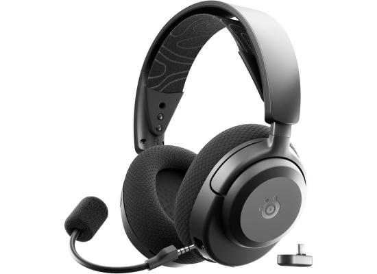 SteelSeries Arctis Nova 3P Wireless Multi-Platform Gaming Headset Mobile App Control 40 HR Battery Neodymium Magnetic Drivers 2.4GHz/Bluetooth.