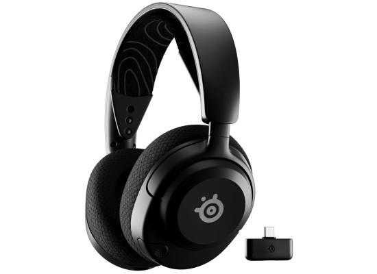 SteelSeries Arctis Nova 5 Wireless (Black) (2.4GHz/Bluetooth) Spatial Surround 7.1 Gaming Headset w/ Neodymium Magnetic Driver Up To 60 HR Battery For PC, Mac, PS5, PS4, Switch, Mobile