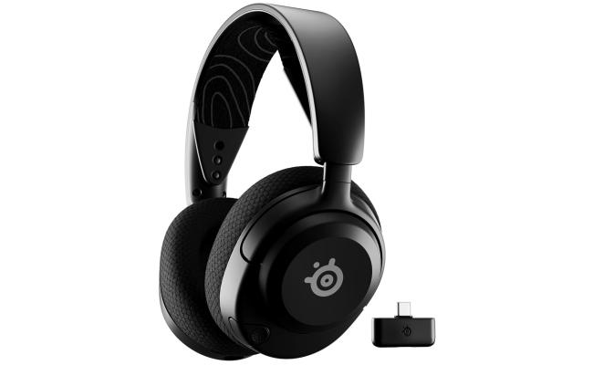 SteelSeries Arctis Nova 5 Wireless (Black) (2.4GHz/Bluetooth) Spatial Surround 7.1 Gaming Headset w/ Neodymium Magnetic Driver Up To 60 HR Battery For PC, Mac, PS5, PS4, Switch, Mobile