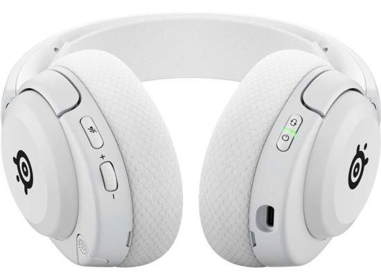 SteelSeries Arctis Nova 5 Wireless (White) (2.4GHz/Bluetooth) Spatial Surround 7.1 Gaming Headset w/ Neodymium Magnetic Driver Up To 60 HR Battery For PC, Mac, PS5, PS4, Switch, Mobile