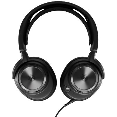 SteelSeries Arctis Nova Pro for Gaming Headset - Wired High, Fidelity Gaming Audio with Multi-System Connect, support Xbox, PC, Mac, PlayStation - Black.