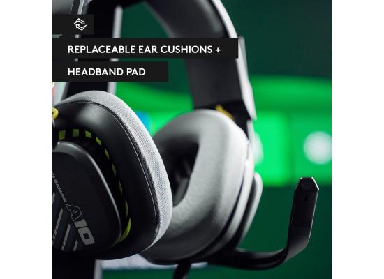 Astro A10 Gen 2 Wired (3.5 mm) Gaming Headset w/ flip-to-Mute Boom Microphone for PC/Mac, PS4/5, Xbox - Grey