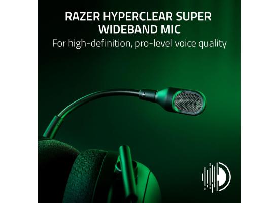 Razer BlackShark V2 Pro 2023 Wireless+Bluetooth Gaming Headset: THX 7.1 Spatial Surround Sound, Noise-Isolating Earcups, Up To 70hr Battery Life - for PC, PS5, PS4, Switch - White Edition