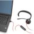 Poly Blackwire 3310 Wired USB Type-A & Wired USB Type-C One-Ear Boom Mic Noise & Echo Reduction.
