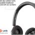 Poly Blackwire 3320 Wired Dual-Ear Boom Mic USB-C Headset + USB-C/A Adapter Noise-Canceling Mic.