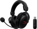 HyperX Cloud II Core Wireless (2.4GHz) Gaming Headset w/ DTS:X Spatial Audio, Memory Foam, Detachable Noise-Cancelling Mic, Up to 80 Hours Of Battery Life For PC