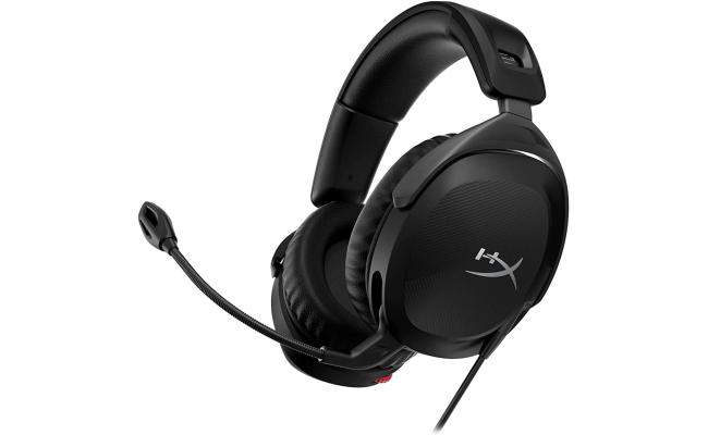 HyperX Cloud Stinger 2 Wired (3.5mm) LightWeight Gaming Headset w/ DTS:X Spatial 3D Audio, Noise Cancelling Mic & Adjustable Rotating Earcups For PC