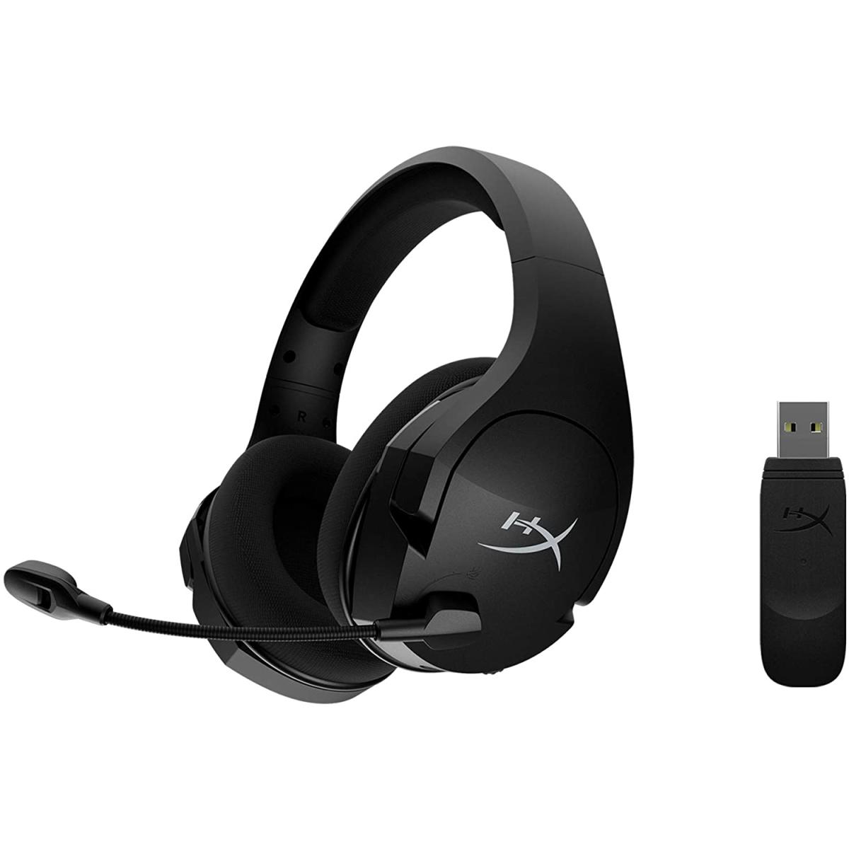 HyperX Cloud Stinger Core Wireless Gaming Headset + 7.1 for PC , Surround Sound, Noise Cancelling Microphone, Lightweight