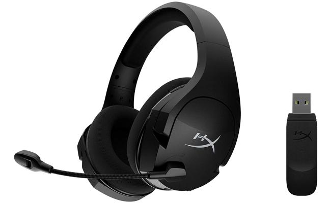 HyperX Cloud Stinger Core Wireless Gaming Headset +  7.1 for PC ,  Surround Sound, Noise Cancelling Microphone, Lightweight