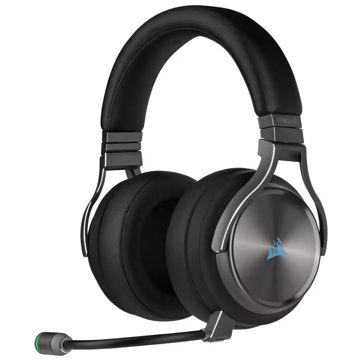 Corsair Virtuoso RGB Wireless 2.4GHz SE (Hi-Fi) 7.1 Surround Gaming Headset, Up To 20Hrs Battery w/ Noise Cancelling Omni-directional Mic-Gunmetal