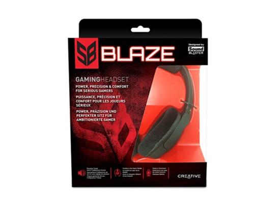 Creative Sound Blaster Blaze Gaming Headset with Detachable Noise-Cancelling Mic and in-line Remote