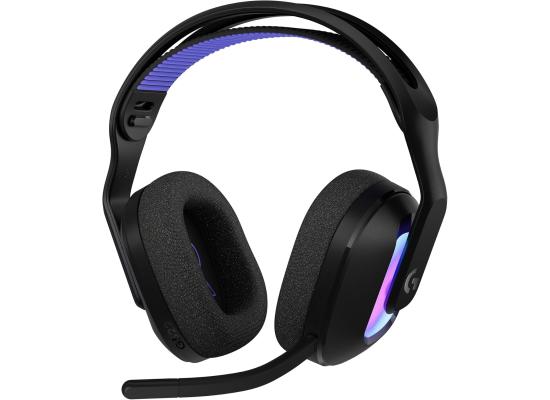 Logitech G G522 LIGHTSPEED Wireless Gaming Headset, LIGHTSYNC RGB, Full Bandwidth Mic & Advanced Synchronised Audio, Tri-Connectivity with LIGHTSPEED, Bluetooth, USB-A to USB-C for PC - Black