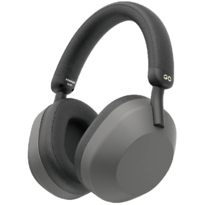 FANTECH GO TUNE WH06 Wireless (Gun Black) Comfortable & Elegant Headphone Design, Dual Connection (BT 5.3 + 3.5mm Audio), Up To 20 Hours Battery
