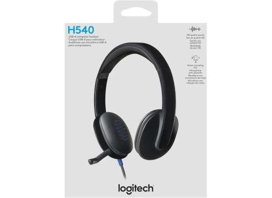 Logitech  H540  High-performance USB Headset for Windows and Mac, Skype Certified