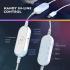 FIFINE AmpliGame H6W USB Headset for PC Gaming with RGB, In-line Controls of 7.1 Surround Sound, EQ modes Volume & Mute (White)