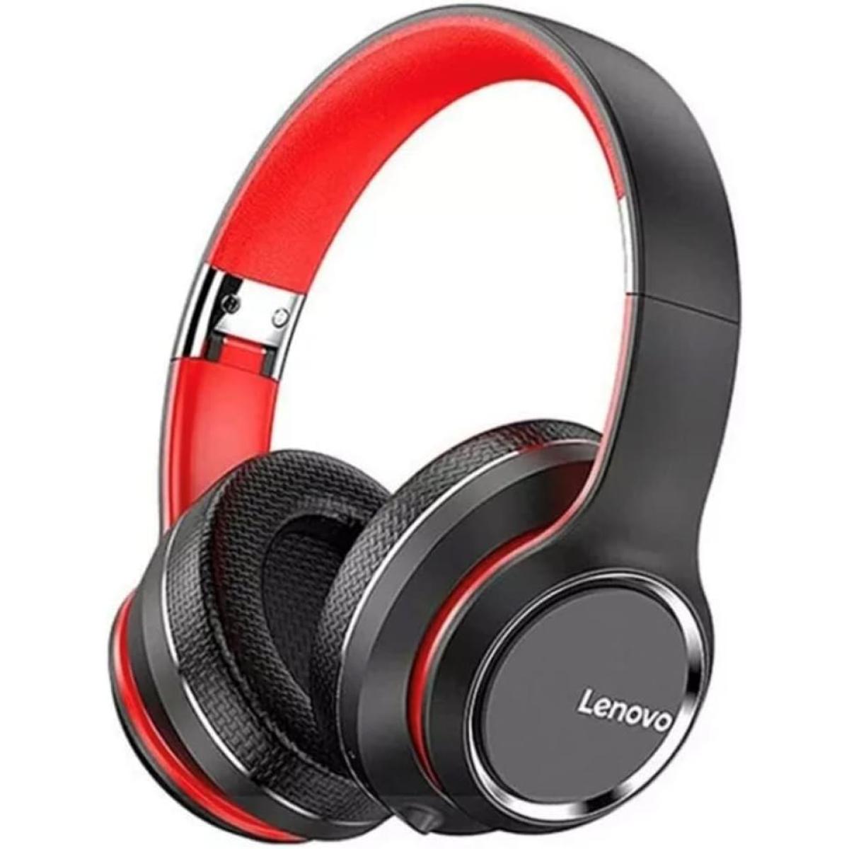 Lenovo HD200 Wireless Over-Ear Headphone (Bluetooth 5.0 + 3.5mm For Wired Connectivity) w/ Mic, Up To 20 Hours Play Time, USB-C Charging, Onboard Controls, Lightweight & Flexible