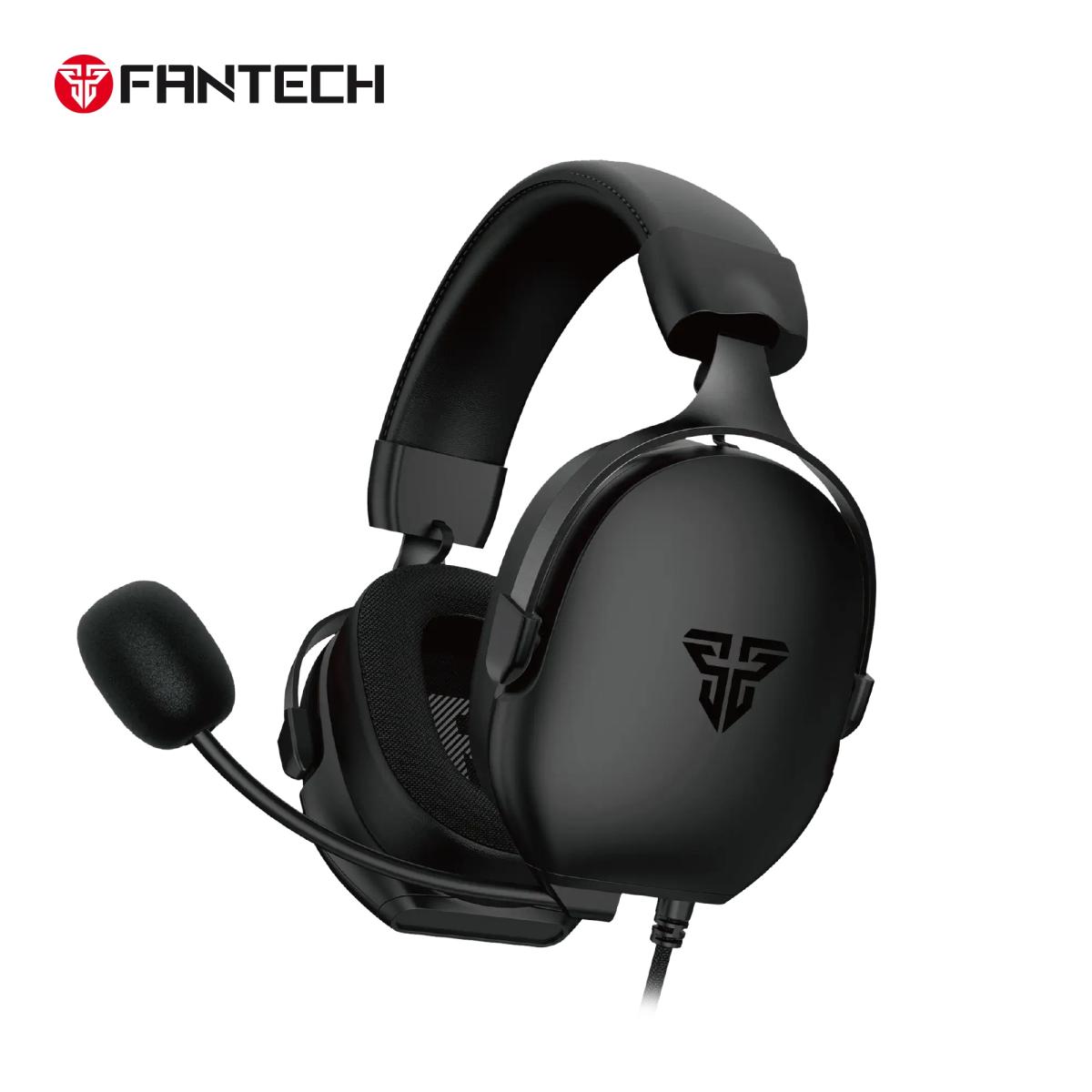 Fantech HG30 7.1 (Black) Virtual Surround USB Wired Ultra Comfort Gaming Headset w/ Omnidirectional Noise Cancelling Microphone & Built-In Volume Controls