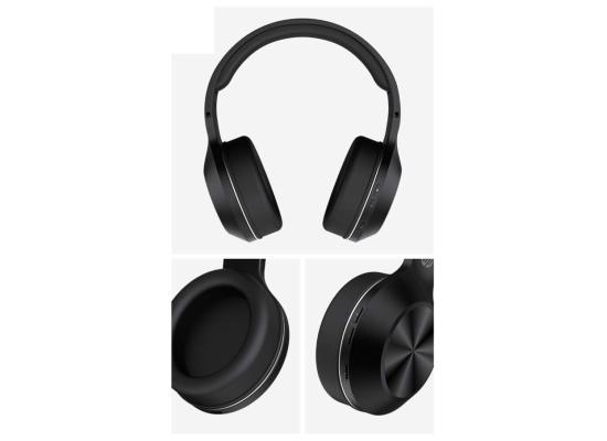 HP BM200 Wireless Headset Dual Connection Type (Bluetooth 4.2 + 3.5mm) Soft & Comfortable, Rechargeable , Up To 20Hrs - Black