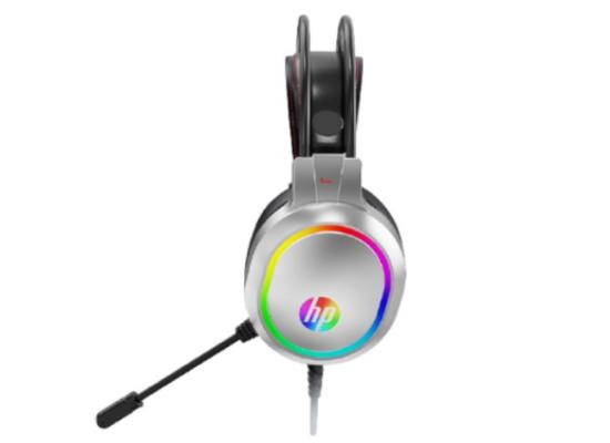 HP DHE-8012U Wired 4D Surround Sound Gaming Headset W/ RGB Led Lights Effect & Omni Directional Flexible Microphone