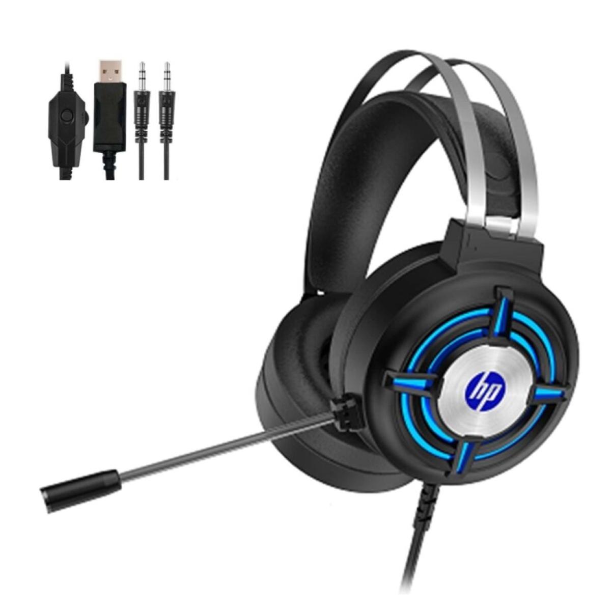 HP H120 Stereo 3.5mm Gaming Headset W/ Microphone & USB Led Lighting