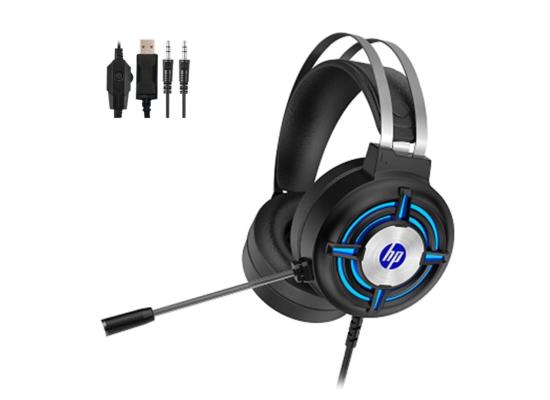 HP H120 Stereo 3.5mm Gaming Headset W/ Microphone & USB Led Lighting