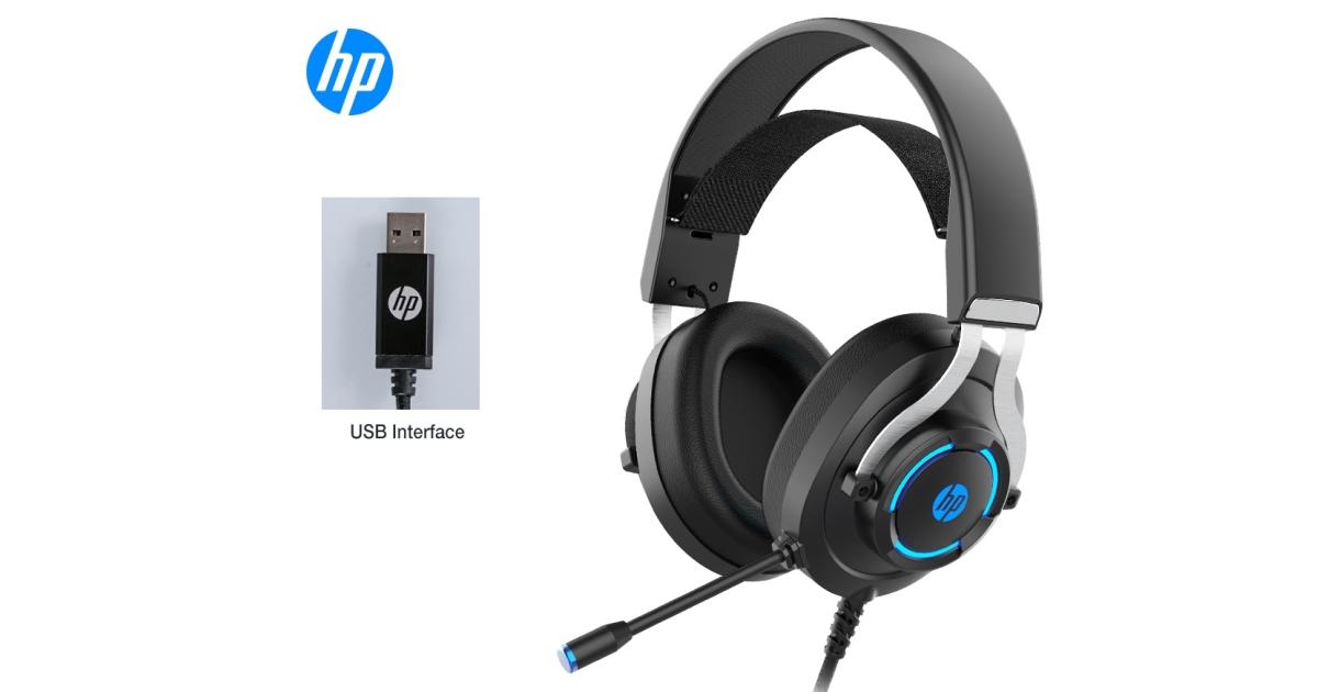 HP H360G Stereo Usb2.0 Gaming Headset with Microphone & Blue Led Light HP H360G Stereo Usb2.0