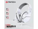 Fantech HQ54 Mars II (White) Wired (3.5mm) Gaming Headset, Multiplatform PC, PS, XBOX, Mobile, including 3.5mm Audio Splitter w/ Noise Cancelling Mic & Easy Inline Volume Control 