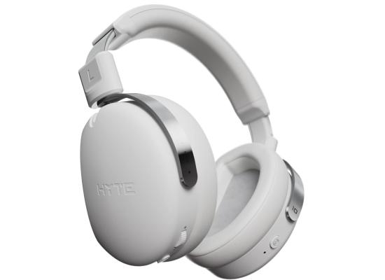 HYTE Eclipse HG10 (2.4GHz) Wireless Gaming Headset, USB Type-A to Type-C Charging, To 30 Hour Battery Life, Removable Unidirectional Mic, MultiPlatform Support: PC/Mac, PlayStation 4/5, Nintendo Switch - Matte White