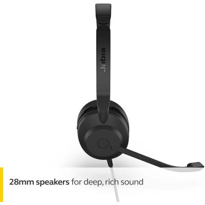 Jabra Connect 4h - USB-C Wired Headset,  Jabra Connect 4h makes sure your voice always comes through loud and clear.