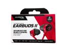 HyperX Cloud Earbuds II Wired 3.5mm Low-profile 90° Plug Gaming Headphones  W/ Built-in Mic & Mobile Multifunction Button For PC, PS5, PS4, XBOX...(Red)