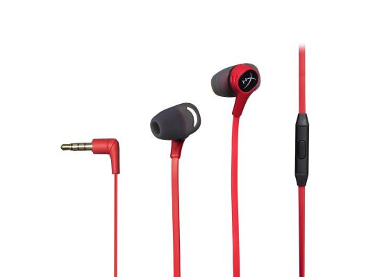 HyperX Cloud Earbuds Gaming Headphones W/ Mic (Red) For Multiple Devices